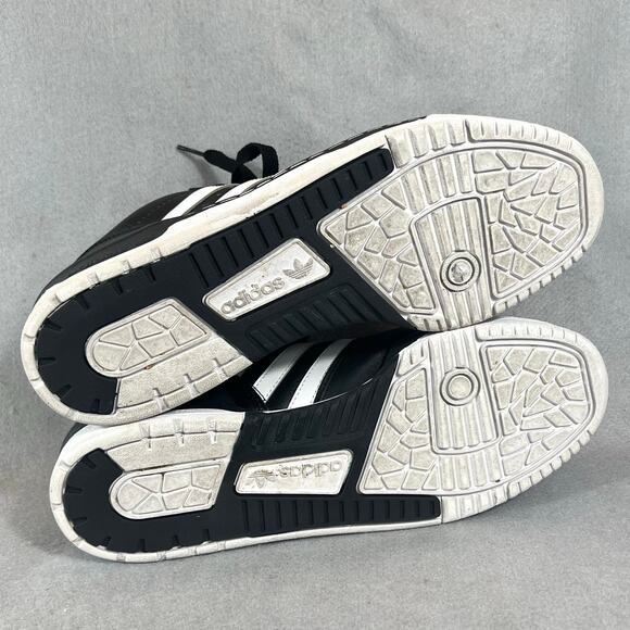 Adidas Rivalry Low Mens Black White Athletic Sneakers Size 10.5 - Picture 7 of 11